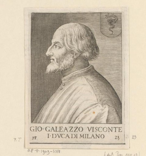 Portrait of Gian Galeazzo Visconti, Duke of Milan