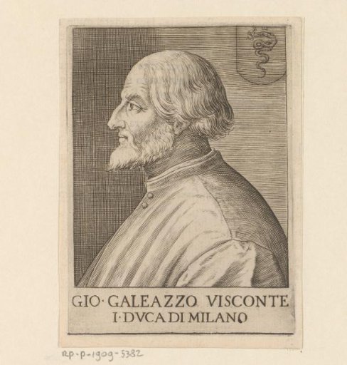 Portrait of Gian Galeazzo Visconti, Duke of Milan