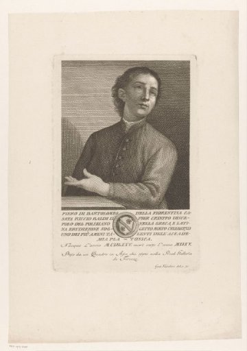 Portrait of the humanist Pietro del Riccio Baldi