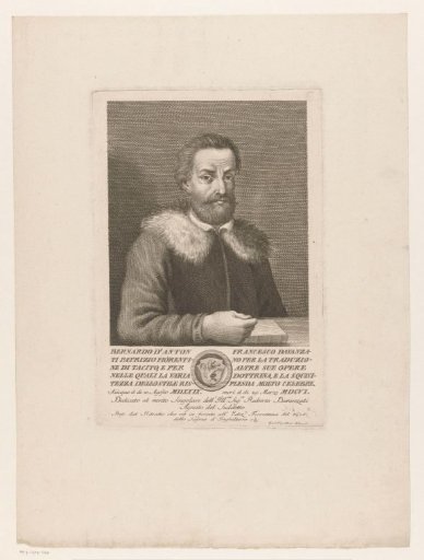 Portrait of the economist and historian Bernardo Davanzati
