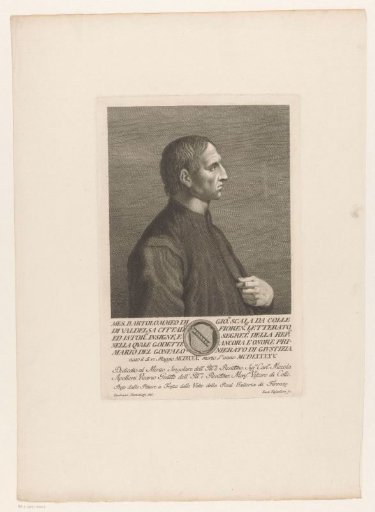Portrait of the historian Bartolommeo Scala