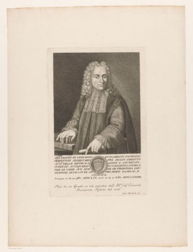 Portrait of the antiquarian Filippo Buonarroti
