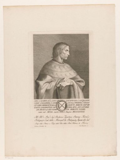 Portrait of the writer Lapo da Castiglionchio