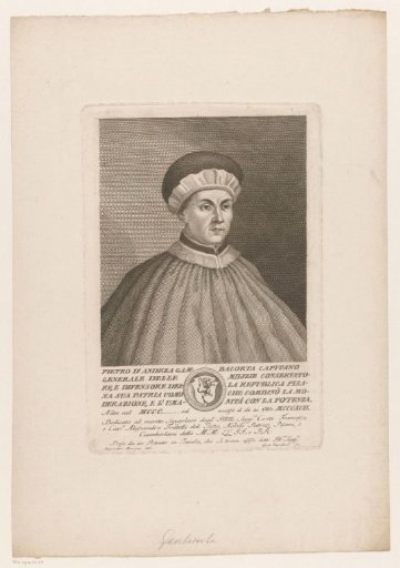 Portrait of the military commander Pietro Gambacorta
