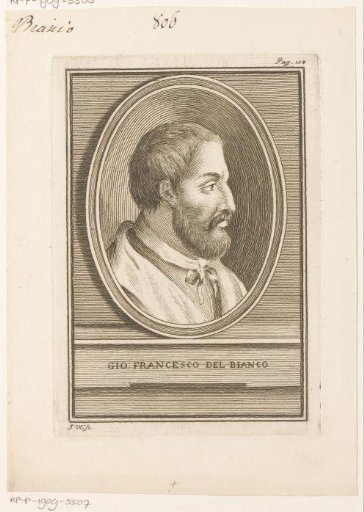 Portrait of the songwriter Giovanni Francesco del Bianco
