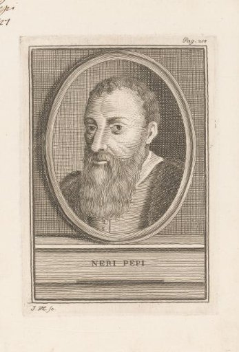 Portrait of the songwriter Neri Pepi