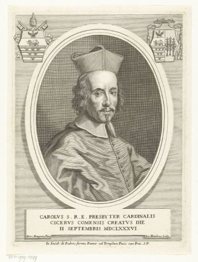 Portrait of Cardinal Carlo Stefano Anastasio Ciceri