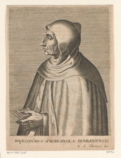 Portrait of Girolamo Savonarola
