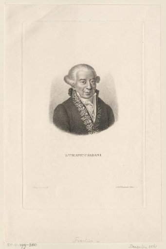 Portrait of Leopoldo Marco Antonio Caldani