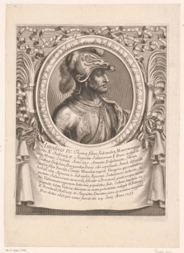 Portrait of Amadeus IV of Savoy