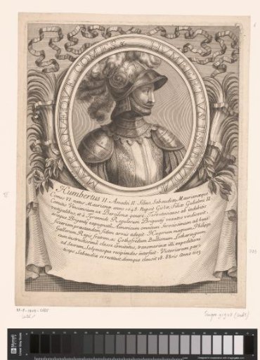 Portrait of Humbert II of Savoy