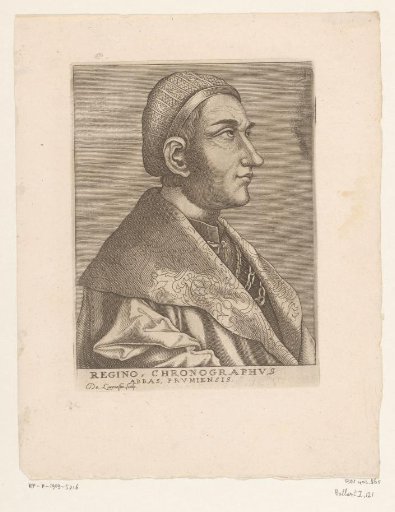 Portrait of Regino von Prüm