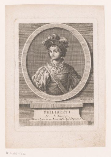Portrait of Filibert I of Savoy