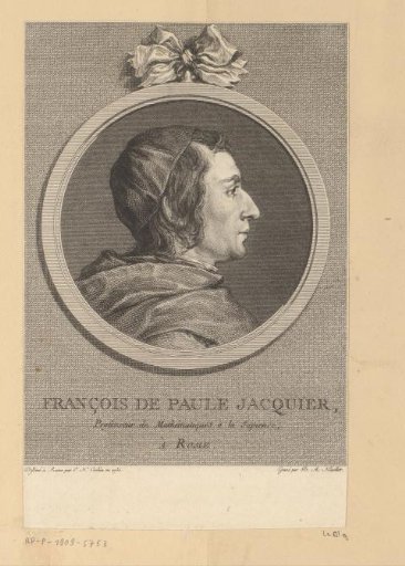 Portrait of François Jacquier