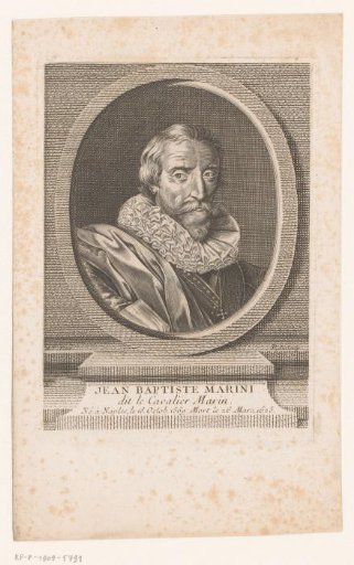 Portrait of Giambattista Marino
