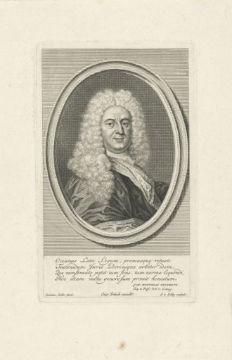 Portrait of Johann Gottlieb Heineccius