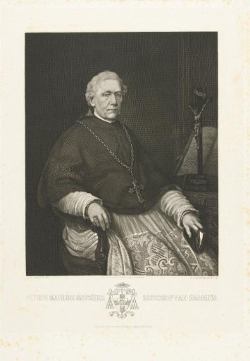Portrait of Petrus Mathias Snickers, Bishop of Haarlem