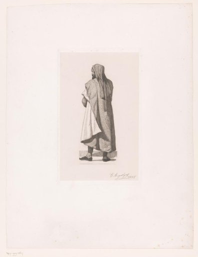 Standing Man in Medieval Costume