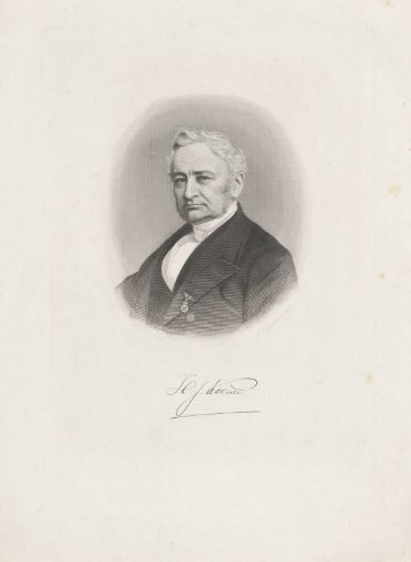 Portrait of the literary scholar Hendrik Jacob Koenen