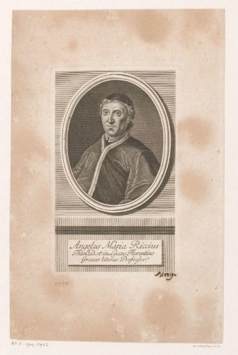 Portrait of Angelo Maria Ricci