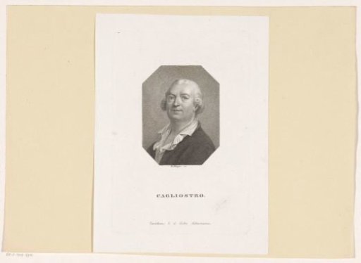 Portrait of Alessandro Cagliostro