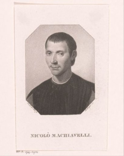 Portrait of Niccolò Machiavelli