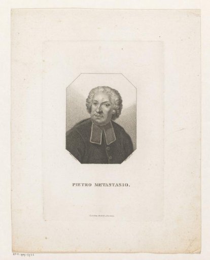 Portrait of Pietro Metastasio