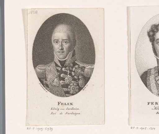 Portrait of Charles Felix, King of Sardinia