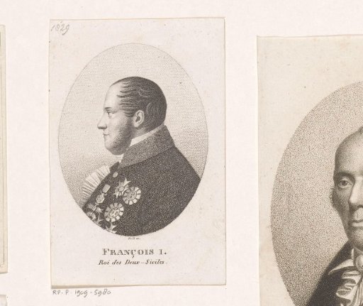 Portrait of Francis I, King of the Two Sicilies