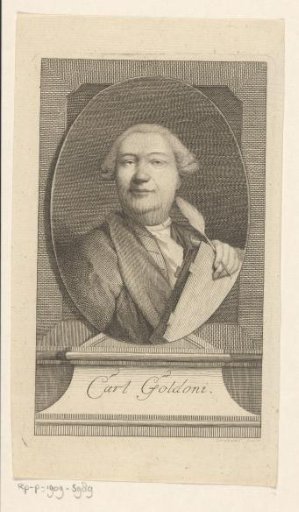Portrait of Carl Goldoni