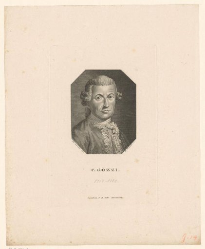 Portrait of Carlo Gozzi