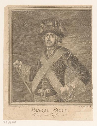 Portrait of Pascal Paoli