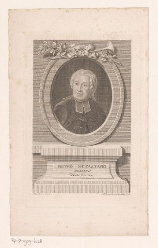 Portrait of Pietro Metastasio