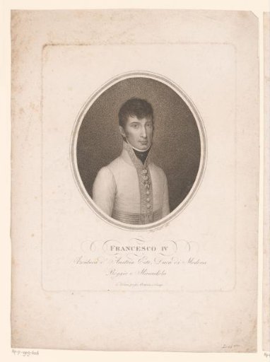 Portrait of Francis IV of Austria