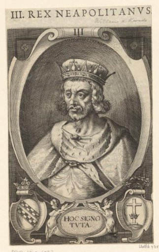 Portrait of William I of Sicily, King of Naples