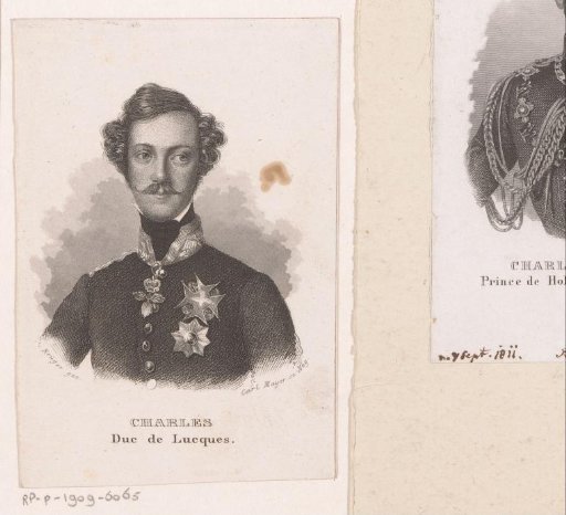Portrait of Charles Louis Ferdinand of Bourbon-Parma