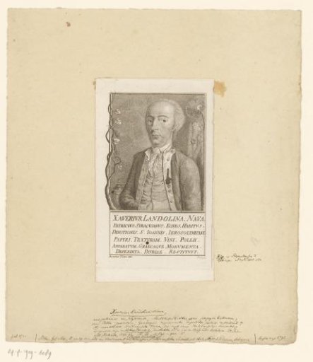 Portrait of Saverio Landolina