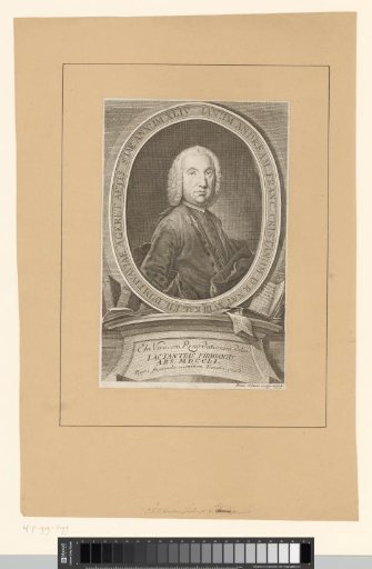 Portrait of Jan Andreas Franz Cristan