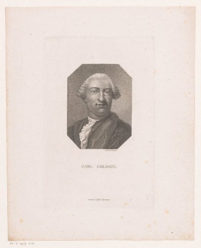Portrait of Carlo Goldoni
