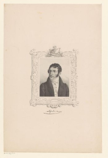 Portrait of the writer Alessandro Manzoni