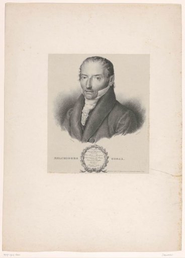Portrait of economist and politician Melchiorre Gioia