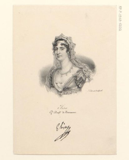Portrait of Elisa Bonaparte