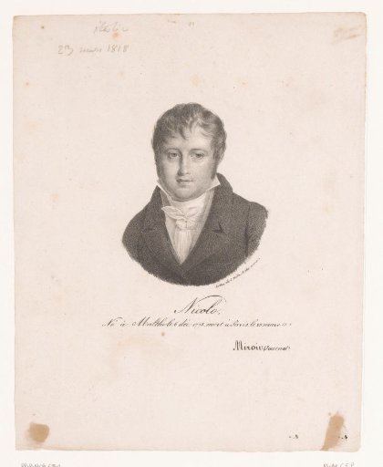 Portrait of Nicolas Isouard