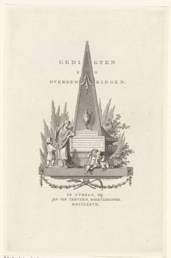 Title page for "Poems and Meditations", 1777