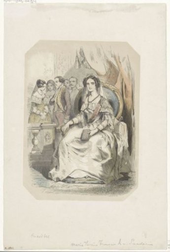 Portrait of Maria Theresa, Queen of Sardinia