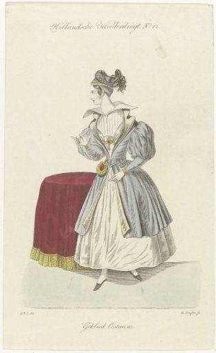 Euphrosyne, journal for Dutch dress, 1832 : Dutch costume, No. 12 : Costume