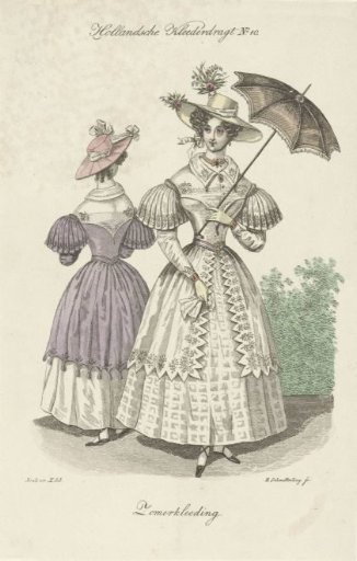 Two young women in summer clothes
