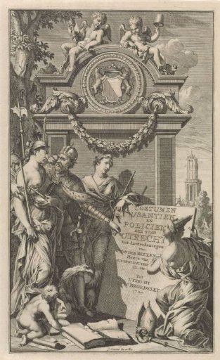 Justice teaches the laws of Utrecht