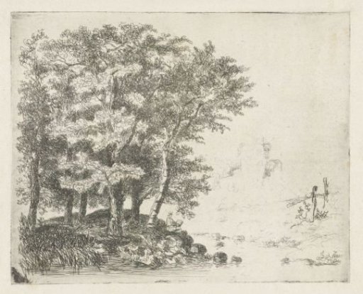 Ruin in a landscape