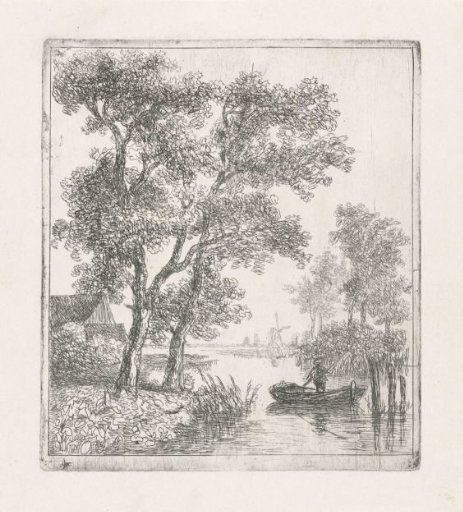 Angler in a small boat